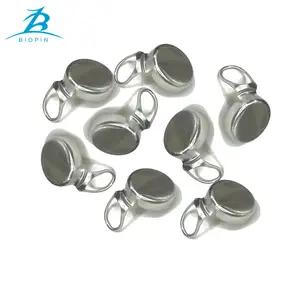 High Quality Export Glass Bottle Drink Cap Easy Open End 26mm Aluminum Pull Ring Cap