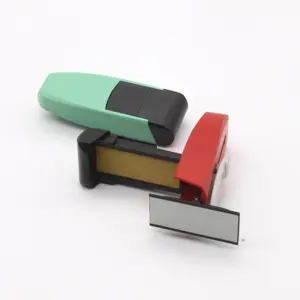 pocket self-inking portable plastic stamp pen