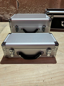 Chrome Handle Aluminum Case with Protective Custom Foam for Equipment Safety Shockproof <b>Tool</b> <b>Storage</b> <b>Box</b> - Product Image 5