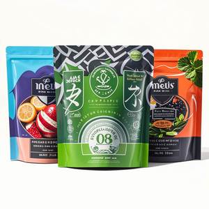 Sacs d'emballage Mylar à fermeture éclair, imprimés sur mesure, petits, 3x4, en plastique, étanches à l'humidité, pour bonbons comestibles, biscuits, aliments pour animaux de compagnie - Product Image 1