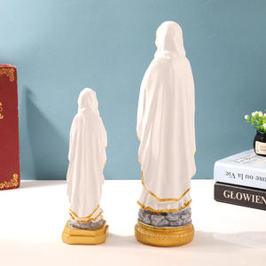 Cross-Border Yesus dan Maria patung tangan bergesper doa natal ornamen meja kerajinan Resin untuk dekorasi rumah - Product Image 3