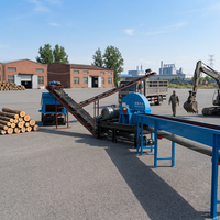 Broyeur à disques pour bois JINXIU pour la préparation de granulés de biomasse, entraînement par courroie à poulie, convoyeur à copeaux uniformes, usine OEM, 12t/h, en alliage