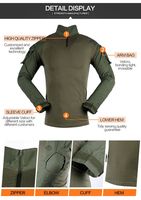 Vanda Tactical GEN2 Uniforme Camouflage Respirant Tenue Tactique Frog Uniformes Tactiques