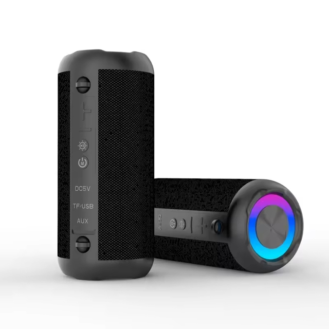 Wireless RGB Light for Bluetooth Speaker IPX 6 Waterproof Portable Heavy Bass for Outdoor Parties Battery Operated Gift Colorful