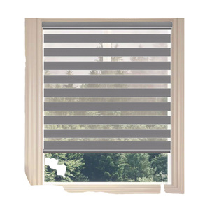 Nouveaux stores enrouleurs manuels et électriques de haute qualité, stores zébrés pour fenêtres françaises, adaptés à de multiples configurations - Product Image 1
