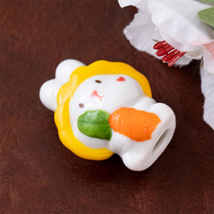 Moe เซรามิคเคลือบรูปกระต่ายของสุนัขสุดสร้างสรรค์ของขวัญตกแต่งโต๊ะน่ารักนุ่มน่ารักสำหรับตกแต่งบ้านสไตล์ญี่ปุ่น - Product Image 5