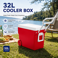 Glacière portable pas cher personnalisée en usine 32L Glacière Glacière