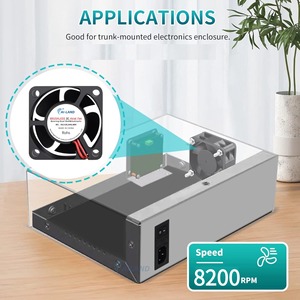 40x40x20mm Mini <span class=keywords><strong>DC</strong></span> 12V/24V công suất thấp Quạt hướng trục im lặng làm mát tốc độ cao để giải phóng nhiệt Pin - Product Image 4