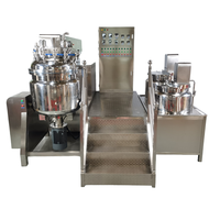 Machine d'émulsification sous vide, homogénéisateur de crème cosmétique, mélangeur en acier inoxydable, fabricant