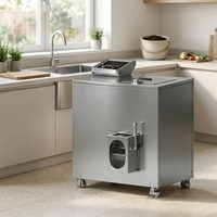 Machine à Compostage des Déchets Alimentaires Commerciale Zéro Déchet 30kg, Recycle les Déchets de Cuisine en Engrais Organique pour Hôtel Eco-Responsable