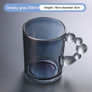 Tasses à café créatives et colorées, verres à eau avec poignée bulle, tasses à thé au lait, tasses à bulles pour couples, célèbres sur internet - Product Image 4