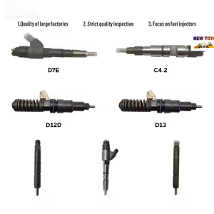 127-8218หัวฉีดน้ำมันดีเซลสำหรับ3116ชิ้นส่วนเครื่องจักรก่อสร้างรถขุด100% ใหม่ - Product Image 5