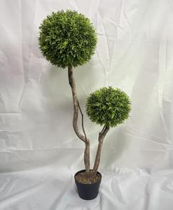 APT 2025 <span class=keywords><strong>cedro</strong></span> artificial ciprés Pino planta imitación boj topiario verde bonsái <span class=keywords><strong>de</strong></span> Guangdong para decoración al aire libre - Product Image 5