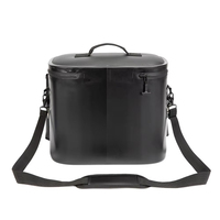 Sac isotherme noir imperméable à prix d'usine pour garder les bières et les boissons au frais, sac de transport thermique isolé