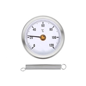 Nước nóng clip trên bề mặt ống chủ đề nhiệt kế công nghiệp Analog quay số lưỡng kim Nhiệt kế cho nóng và mát - Product Image 3