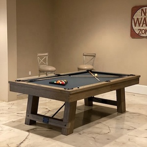 Mesa de billar de madera rectangular moderna barata directamente de fábrica multifuncional 3 en 1 mesa de billar de 7 pies 8 pies 9 pies - Product Image 3