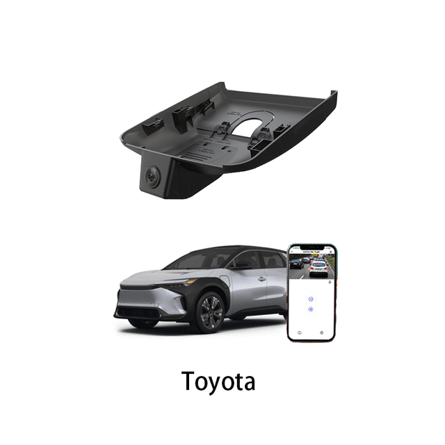 Hd 4k Dash Cam for Toyota BZ4X 2022-2026 with Two Front and Rear DVR Lenses GPS Plug and Play