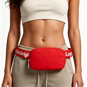 USA Warehouse 1L Nylon Waist Bag Adjustable Strap Waist Bag Fashion Outdoor Belt Bag For Travel Sports - Product Image 2