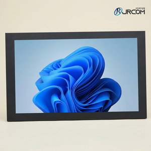 JRCOM Industrial Monitor 24 Inch Panel <b>PC</b> Intel I5 4GB RAM 128GB SSD Resistive <b>Touch</b> <b>Screen</b> All in One VESA Wall Mount in Stock - Product Image 1