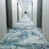 Premium Getufteter Maschinengefertigter Hotel-Teppich für Flure und Korridore mit Individuell Bedrucktem Logo, Wasserdicht und Rutschfest für Hochwertige Hotels