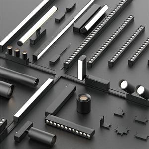 Vente en gros d'usine Kyqee Spot à LED 48V Smart Magnetic Track <span class=keywords><strong>Rail</strong></span> Spots <span class=keywords><strong>Luminaire</strong></span> à LED pour décoration intérieure - Product Image 6