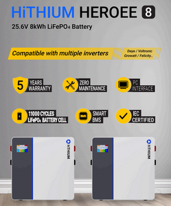 Centrale Électrique Hithium HeroEE8 8KWH 5000W, Système de Stockage d'Énergie Domestique, Alimentation Solaire, Batterie de Camping, Cellules de Batterie - Product Image 3
