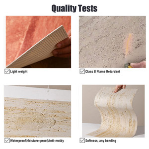 Rcl New tường vật liệu xây dựng MCM mềm gạch travertine linh hoạt đá Veneer - Product Image 6