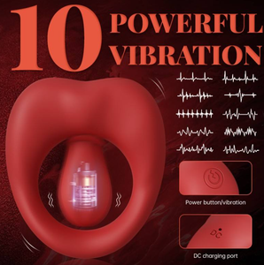 Vibrador masculino con Control USB con anillo impermeable para pene, masaje testicular para pene, Juguetes sexuales para parejas, eyaculación retardada - Product Image 4
