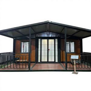 บ้านสำเร็จรูปแบบโมดูลปรับแต่งได้ ขนาด 20 ฟุต 40 ฟุต บ้านคอนเทนเนอร์พับได้ ขยายได้ สำหรับขาย ใช้เป็นบ้าน สำนักงาน หรือโรงแรม - Product Image 1