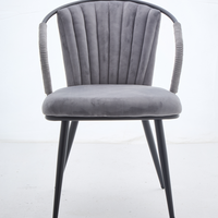 Chaises de salle à manger contemporaines en velours CIFF 2025 avec des designs personnalisés pour la maison, le bureau et l'hôtellerie