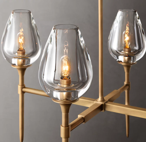 Grande decorazione di vetro personalizzato di lusso lampadari di luce del pendente del soffitto di lusso luce del pendente per Hall <span class=keywords><strong>Hotel</strong></span> Villa sala - Product Image 3