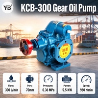 KCB 300 Selbstansaugende Zahnradölpumpe 300 LPM 5,5 KW Kohlenstoffstahl-Zahnradölpumpe zur Schmierung und Ölförderung 960 U/min mit Motor