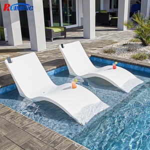 <span class=keywords><strong>Chaise</strong></span> longue de plage extérieure, <span class=keywords><strong>chaise</strong></span> longue en <span class=keywords><strong>plastique</strong></span> pour <span class=keywords><strong>piscine</strong></span> et hôtel, utilisable dans l'eau - Product Image 3