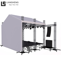 Structure de treillis en aluminium pour toiture de festival musical, structure de treillis pour scène de concert, dôme, tunnel, système de treillis de toiture à arche plate