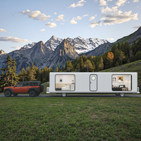 Maison de conteneur mobile pliante portable de luxe Volferda Petite maison préfabriquée 8m Space Capsule House pour 5 personnes en acier