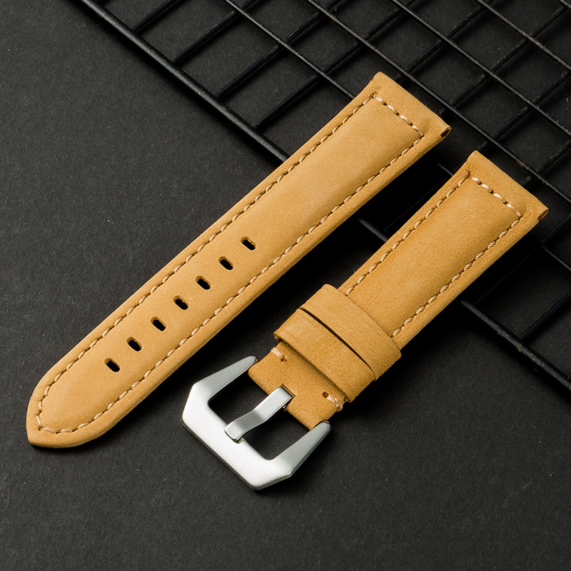 cuir givré marron clair