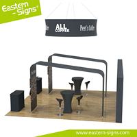 Support d'arche de stand d'exposition suspendu 20x20 avec support TV