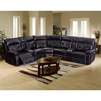 Juego de Sofás de Cuero Reclinables Eléctricos de Lujo Premium de Frank Furniture |   Sillón Reclinable Gris para Cine en Casa