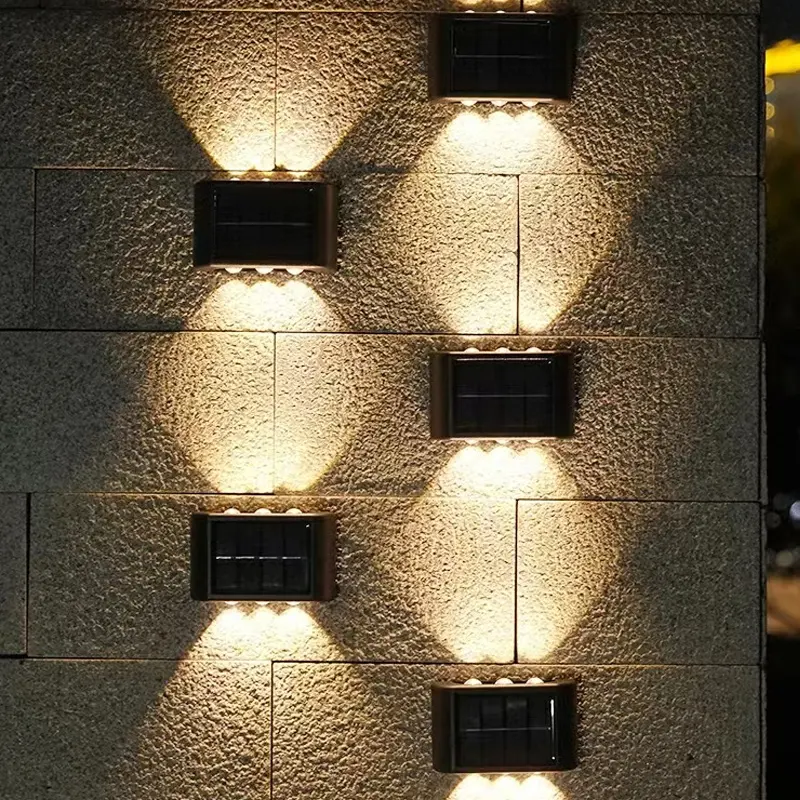 Led Solar Light Outdoor Waterdichte Verlichting Zonne-energie Lampen Muur Lampen Voor Tuin Decoratie Led Straat Verlichting
