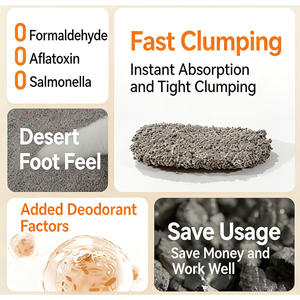 Lettiera per Gatti Naturale a Base di Sodio, Ecologica, Agglomerante Rapida, Altamente Assorbente, Senza Polvere, Sferica, 1kg, Bestseller - Product Image 6