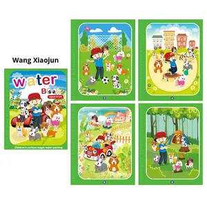 สมุด<span class=keywords><strong>วาด</strong></span>ภาพระบายสีน้ำวิเศษสำหรับเด็ก อายุ 4-6 ปี ใช้ในโรงเรียนอนุบาล ลบได้ ใช้ซ้ำได้ - Product Image 6