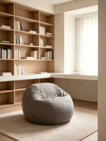 Fauteuil paresseux individuel en forme de pouf, rembourrage en éponge de haute qualité, chaise longue portable pour le sol, mobilier minimaliste pour la maison, salon