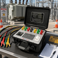 Testeur de résistance des enroulements de transformateur triphasé 40A |   Ensemble de test de résistance CC