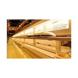 Nhanh chóng thể hiện Shinkansen Sushi Train thực phẩm hệ thống giao hàng Sushi Băng tải vành đai