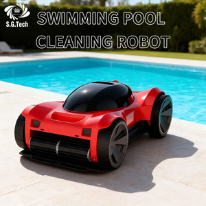 Robot de Limpieza de Piscinas para Exteriores de Alta Calidad Water Crown SG M8 - Automático, de Alta Eficiencia y Ecológico para Piscinas - Product Image 4