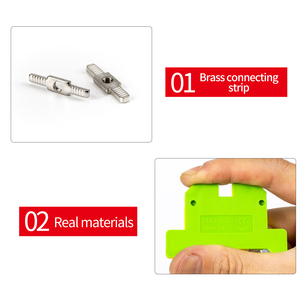 Terminal de Tierra Bicolor Amarillo-Verde <span class=keywords><strong>SAK</strong></span> EK2.5/35, Bloque de Terminales para Riel SAK2.5JD 2.5mm² - Product Image 3