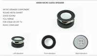 Haut-parleur large bande FCE de bonne qualité 4Ω 6W pour scène ou téléviseur CRT/audio/PC/haut-parleur Bluetooth