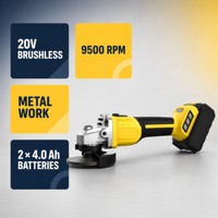 Meuleuse d'angle sans fil 20V sans balais