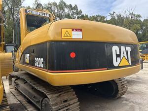 Excavadora anfibia Caterpillar CAT 320CL usada, excavadora subacuática CAT 320C usada barata con pluma larga en venta - Product Image 2