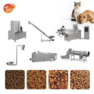 Línea de Producción de Alimentos Ecológicos para Mascotas, Máquina de Pellets para Harina de Pescado, Golosinas para Perros y Gatos, Capacidad de 100-1200 kg/h, 380V/440V, Entrega Rápida - Product Image 4
